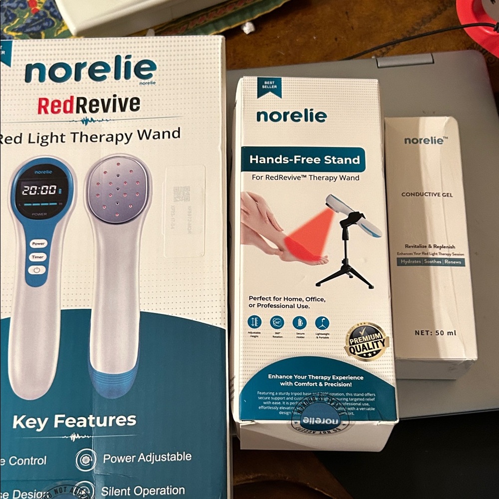 Norelie Red Light Therapy Wand with Stand